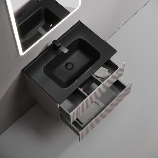 Тумба подвесная Sancos Сноб Р (Snob R) SNR70SM 70 см пыльная роза