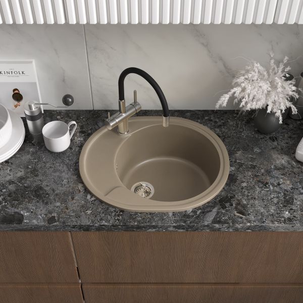 Мойка кухонная Reflexion Allonge 58-BE RF0658BE бежевый