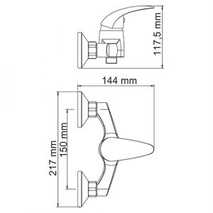 Wasserkraft Isen 2602 Смеситель для душ