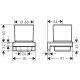 Стакан для зубных щёток Hansgrohe AddStoris 41749340