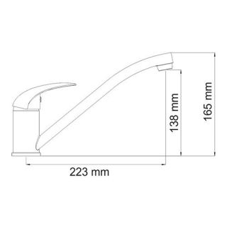 Wasserkraft Isen 2607 Смеситель для кухни с поворотным изливом Wasserkraft Isen 2607 Смеситель для кухни с поворотным изливом