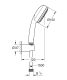 Душевой гарнитур Grohe Tempesta Cosmopolitan 26084002 Хром
