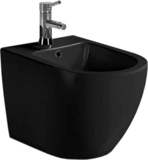 Биде подвесное SantiLine SL-5058MB чёрный матовый Биде подвесное SantiLine SL-5058MB чёрный матовый