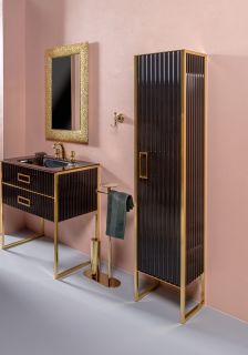 Пенал Armadi Art Monaco 170см чёрный/золото 868-BG Пенал Armadi Art Monaco 170см чёрный/золото 868-BG