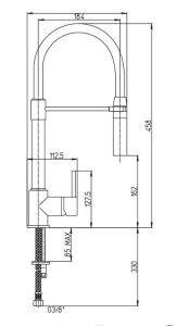 Смеситель для кухни Paini Cox 78CR557YOSPEKM хром
