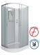 Душевая кабина Niagara NG-3312-14RBK 120x80см серебро/матовое