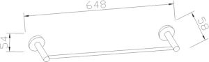 Полотенцедержатель Sapho Samba хром SB146