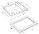 Мойка кухонная Paulmark Flugen PM216050-BLM чёрный металлик Мойка кухонная Paulmark Flugen PM216050-BLM чёрный металлик
