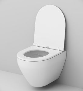 Унитаз с инсталляцией  AM.PM Sprit FlashClean IS30251.701700 с сиденьем Микролифт и клавишей смыва Хром