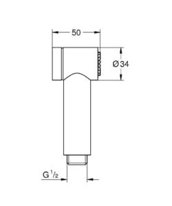 Гигиенический душ Grohe Sena Trigger Spray 26328000 хром