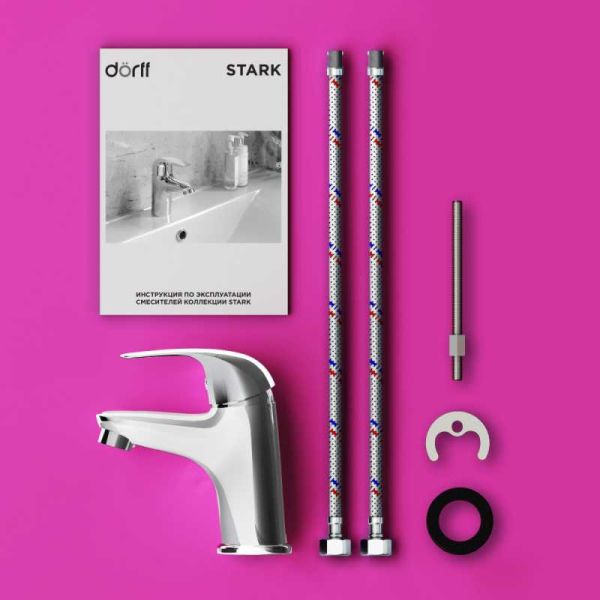 Смеситель для раковины Dorff Stark D1100210 Смеситель для раковины Dorff Stark D1100210