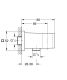 Подключение для душевого шланга Grohe Euphoria Cube 26370000 хром