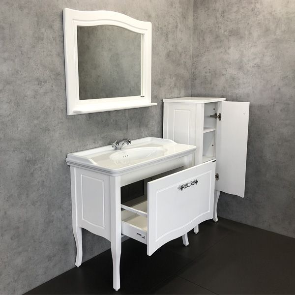 Comforty Зеркало "Феррара-100" белый