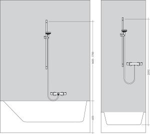 Душевой гарнитур Hansgrohe Crometta 1jet 26533400