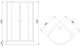 Душевая кабина Royal Bath Hoto стекло прозрачное 86x86см P502 б/к