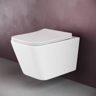 Подвесной унитаз Ceramica Nova Metric CN3007 безободковый белый Подвесной унитаз Ceramica Nova Metric CN3007 безободковый белый