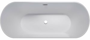 Акриловая ванна Grossman GR-2701B 150x70см чёрный