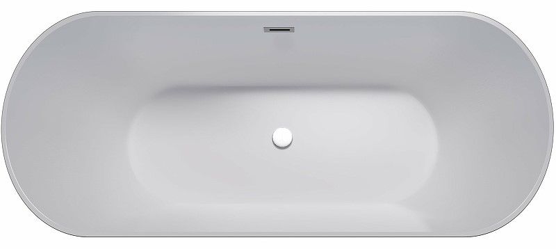 Акриловая ванна Grossman GR-2701B 150x70см чёрный