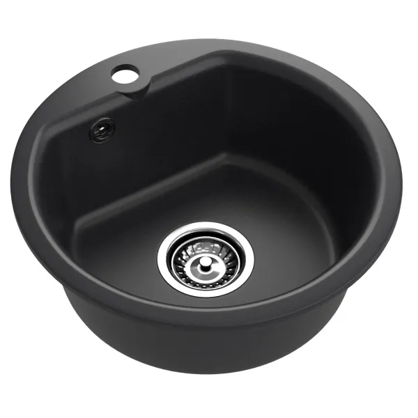 Мойка кухонная Reflexion Start 44-BL RX0844BL черный