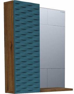 Шкаф-зеркало Grossman Альба 206502 65см левый веллингтон/бриз
