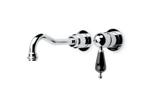 Смеситель для раковины Boheme встроенный Tradizionale Nero_Комплект