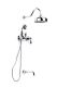 Душевая система Boheme, встроенный Tradizionale Nero c черным SW хром