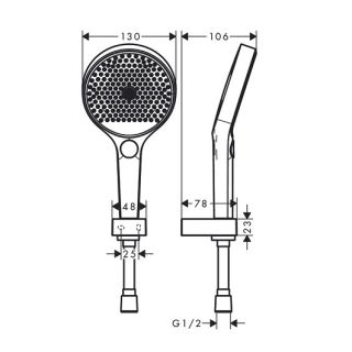 Душевой набор Hansgrohe  Rainfinity 130 3jet 26852700