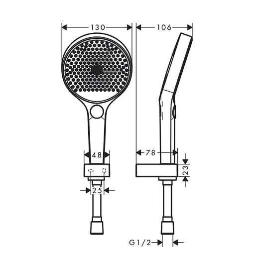 Душевой набор Hansgrohe  Rainfinity 130 3jet 26852700