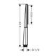 Душевая лейка Hansgrohe Rainfinity Baton 100 1jet 26866140