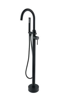 Смеситель для ванны/душа Orange Steel M99-336b напольный, черный Смеситель для ванны/душа Orange Steel M99-336b напольный, черный