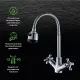 Смеситель для кухни OneLife P03-004cr с гибким изливом хром