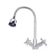 Смеситель для кухни OneLife P03-004cr с гибким изливом хром