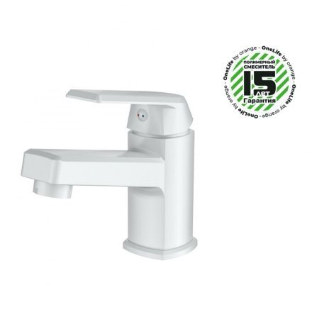 Смеситель для раковины OneLife P02-021w полимерный