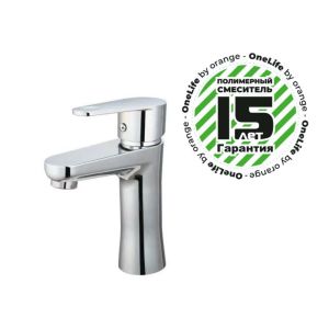 Смеситель для раковины OneLife P05-021cr полимерный