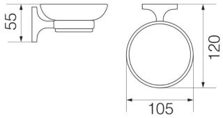 Мыльница Creavit Ducky Royale BR20203Y жёлтый