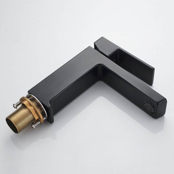 Смеситель для раковины Rose R1801H-1 чёрный матовый