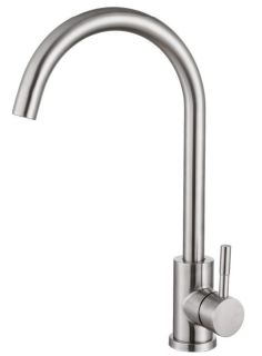 Смеситель для кухни Haiba HB71304-3 сталь Смеситель для кухни Haiba HB71304-3 сталь