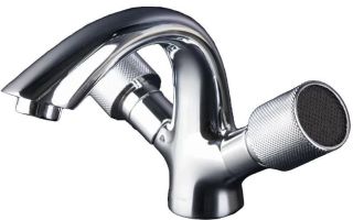 Смеситель для раковины Boheme ROYAL CRYSTAL black, Комплект хром