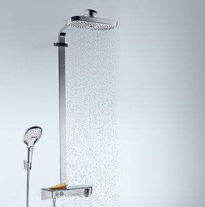 Душевая стойка Hansgrohe Raindance Select Showerpipe E300 2 jet 27126000 с термостатом
