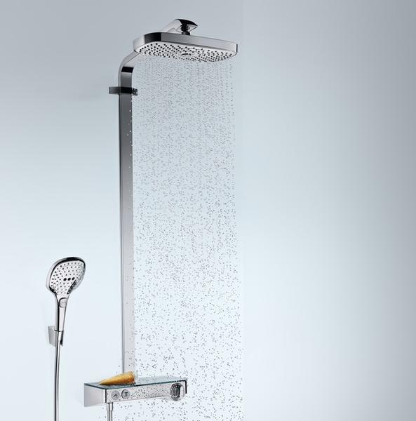 Душевая стойка Hansgrohe Raindance Select Showerpipe E300 2 jet 27126400 с термостатом