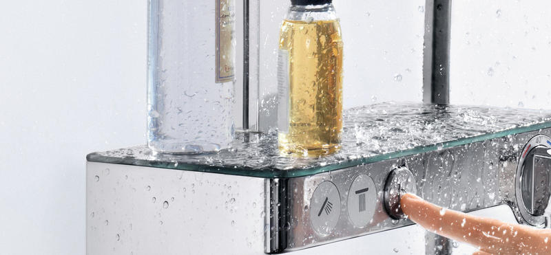 Душевая стойка Hansgrohe Raindance Select Showerpipe E300 3 jet 27127000 с термостатом