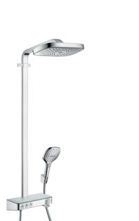 Душевая стойка Hansgrohe Raindance Select Showerpipe E300 3 jet 27127000 с термостатом Душевая стойка Hansgrohe Raindance Select Showerpipe E300 3 jet 27127000 с термостатом