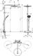 Душевая стойка Hansgrohe Raindance Select Showerpipe S300 2 jet 27133000 с термостатом