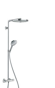Душевая стойка Hansgrohe Raindance Select Showerpipe S300 2 jet 27133000 с термостатом