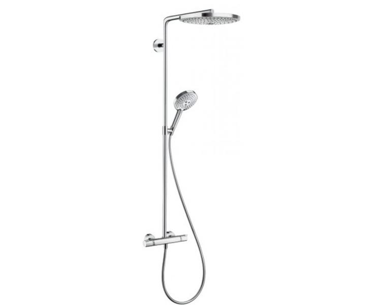 Душевая стойка Hansgrohe Raindance Select Showerpipe S300 2 jet 27133400 с термостатом