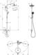 Душевая стойка Hansgrohe Croma 220 Showerpipe Reno 27224000