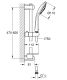 Душевой гарнитур Grohe Euphoria 27231001 Хром