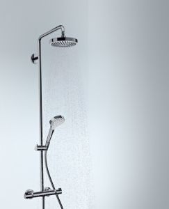 Душевая стойка Hansgrohe Croma Select S 180 2 Jet Showerpipe 27253400 с термостатом