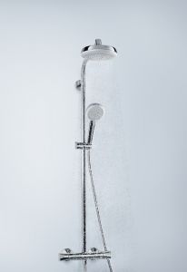 Душевая стойка Hansgrohe Crometta 160 1 Jet Showerpipe 27264400 с термостатом