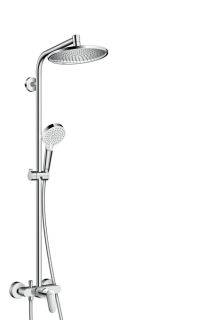Душевая стойка Hansgrohe Crometta S 240 1jet Showerpipe Ecosmart 27269000 Душевая стойка Hansgrohe Crometta S 240 1jet Showerpipe Ecosmart 27269000